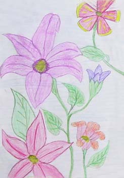 Цветы для мамы: конкурс рисунков